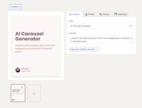 AI Carousel Generator gallery image