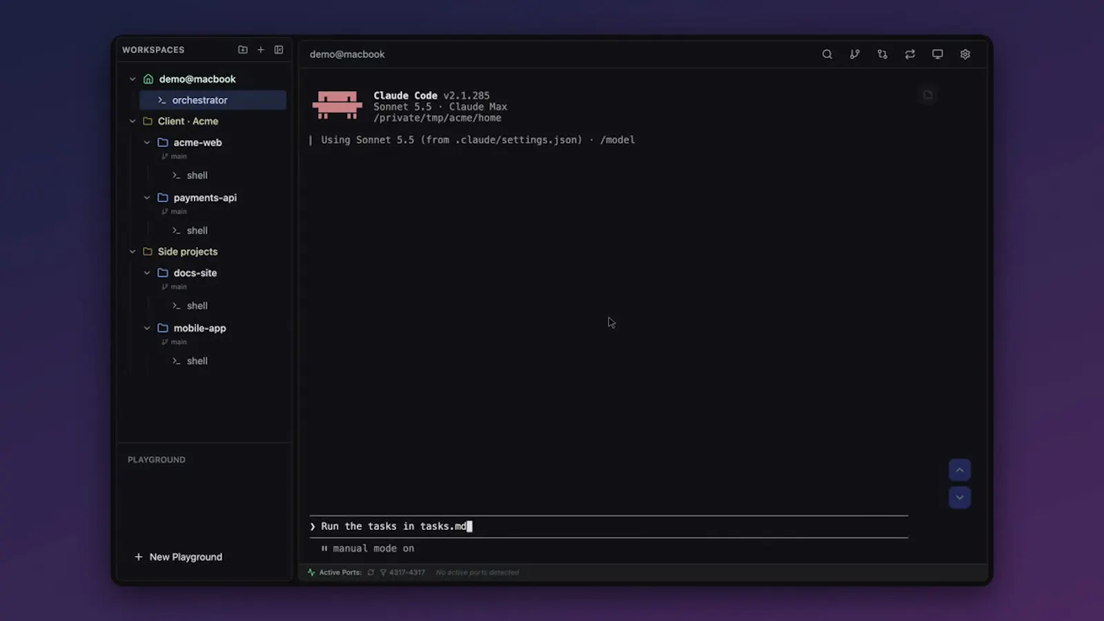 CLI Manager screenshot 3