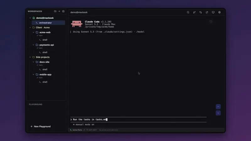 CLI Manager screenshot 3