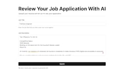AI Job Application Reviewer media 3