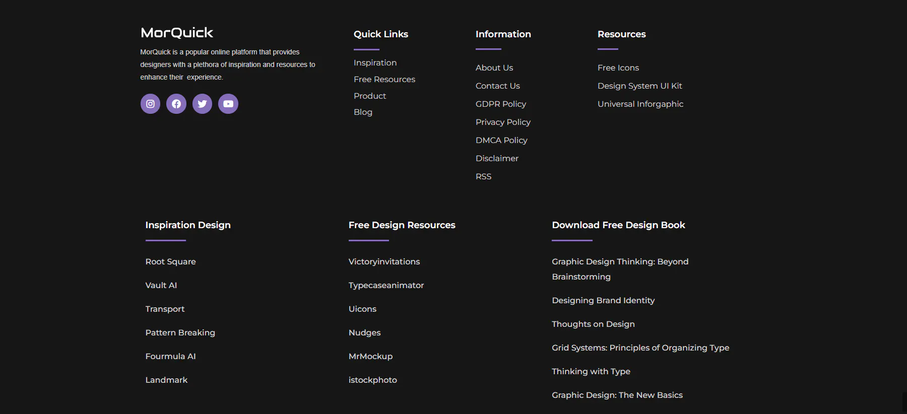 Morquick Website Inspiration & Resources gallery image