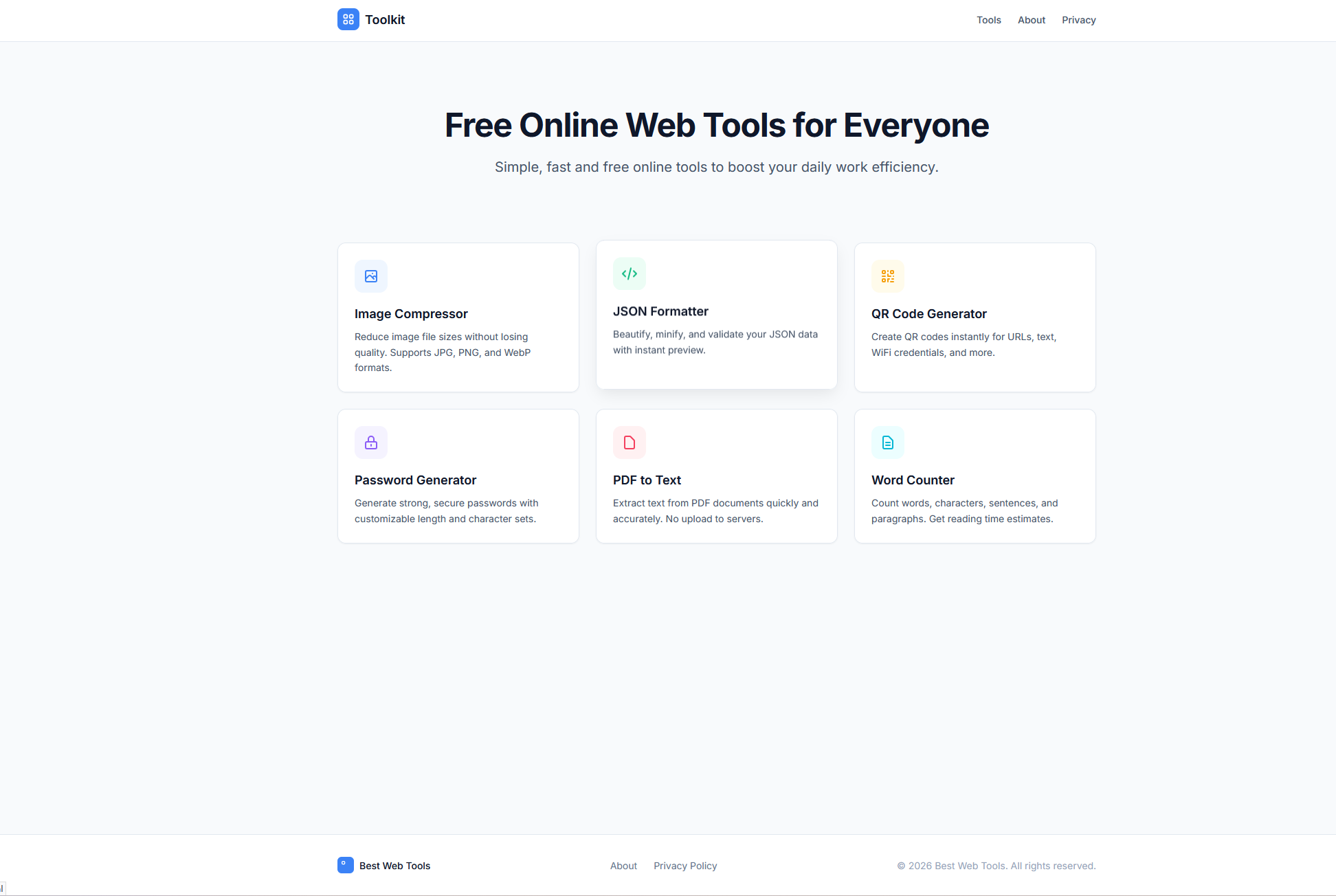 Free Online Web Tools for Everyone