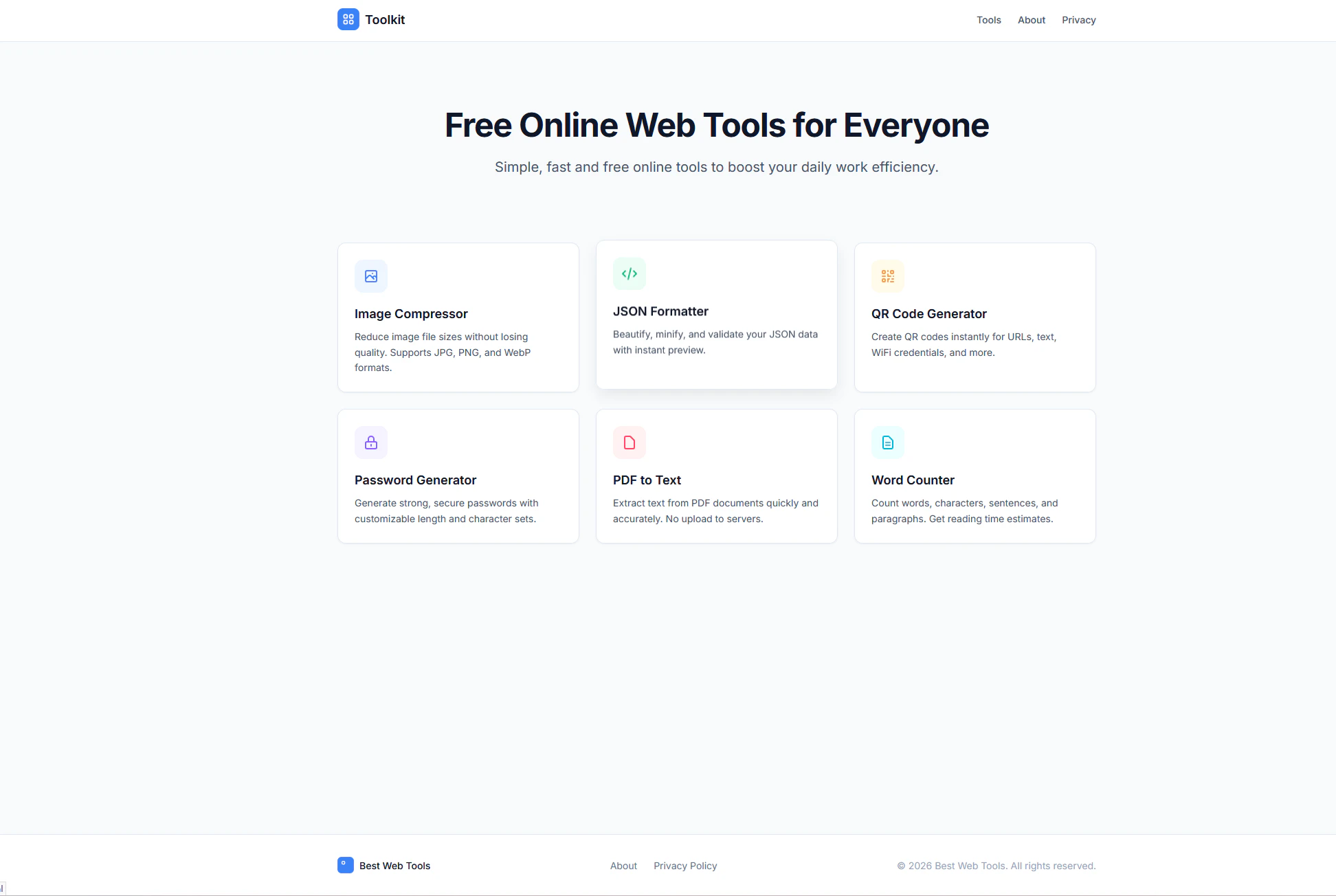 Free Online Web Tools for Everyone