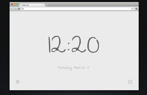 New Tab Clock gallery image