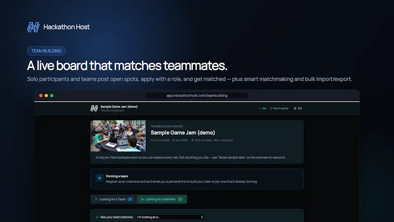 HackathonHost screenshot 11