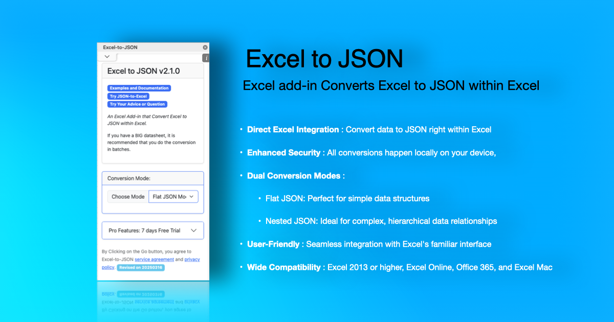 wtsolutions에 의해 JSON에게 탁월합니다 - 평평하고 중첩 된 JSON 온라인 컨버터로 탁월합니다 미디어 2
