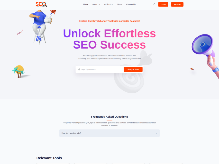 SEO Site Checker - Product Hunt launch logo and brand identity