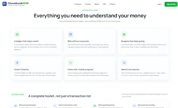 CheckbookHUB · Track. Plan. Control. gallery image