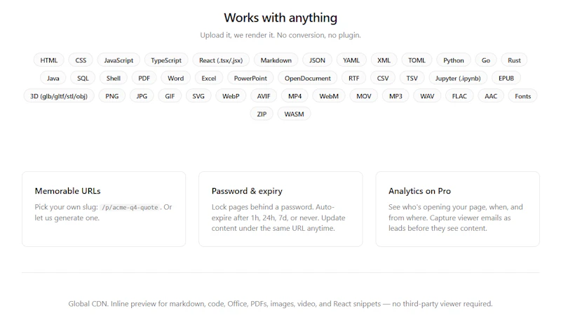 SharePage screenshot 2