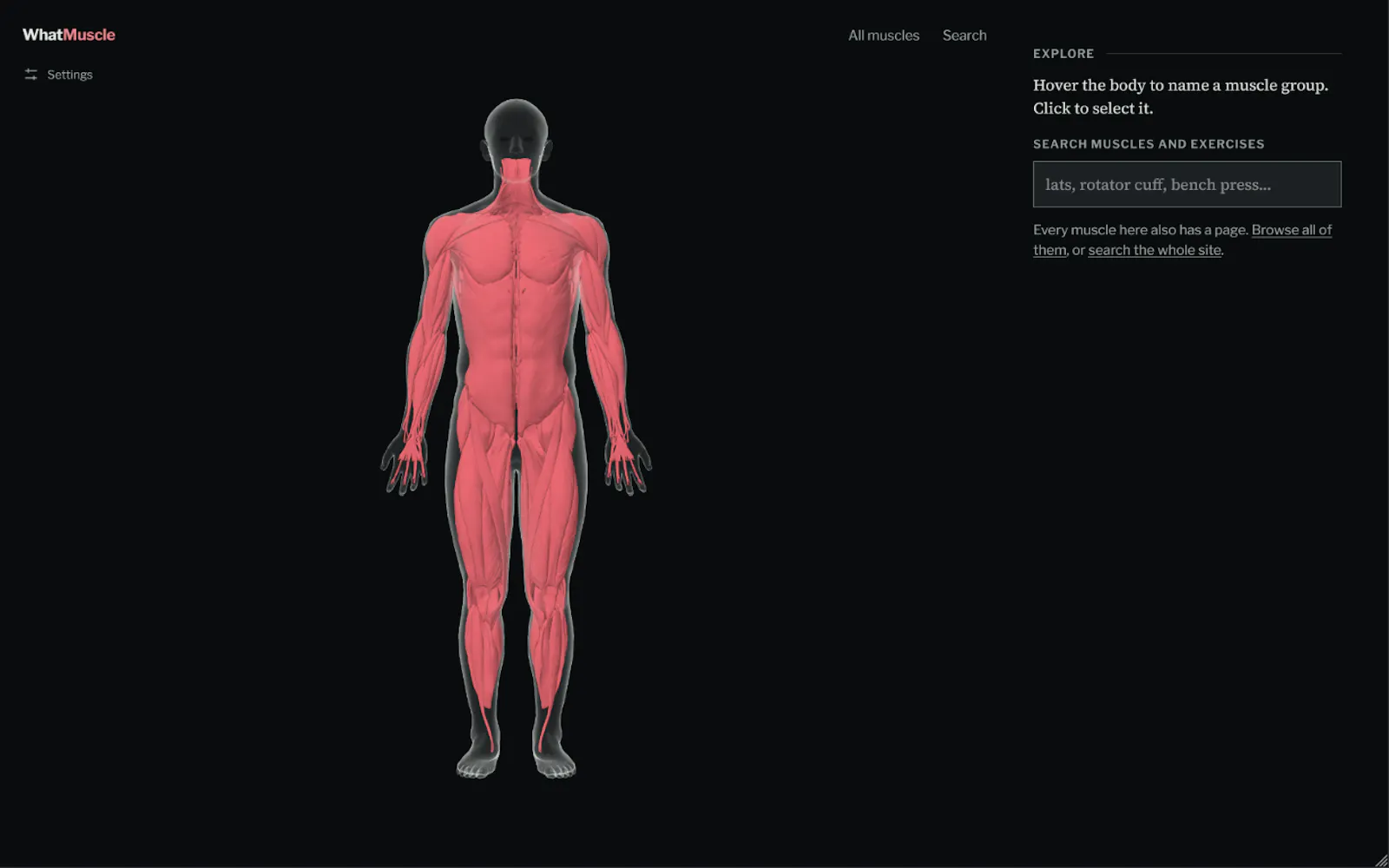 WhatMuscle screenshot 2