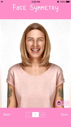 Face symmetry maker gallery image