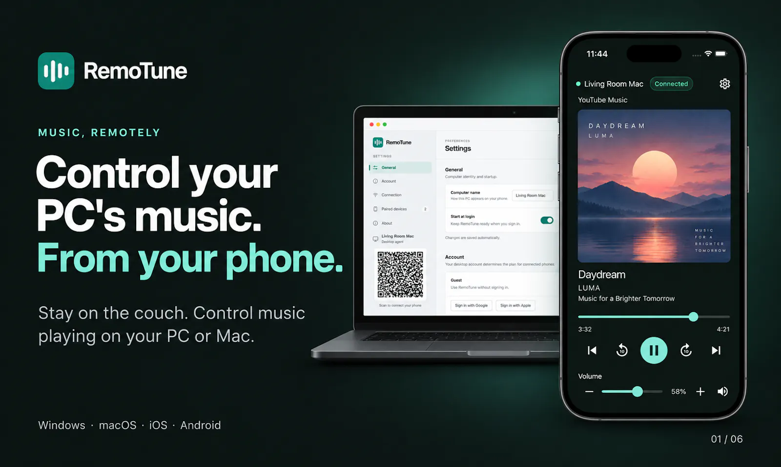 RemoTune screenshot 1