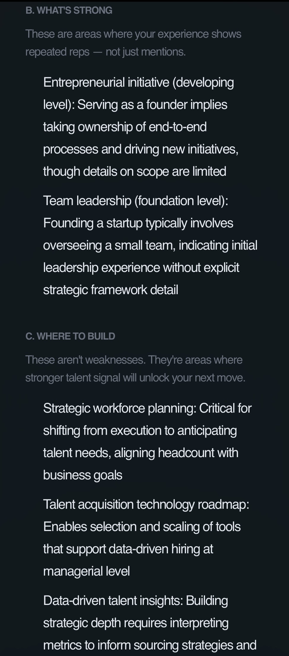 Blaqline: Skill → Signal - Screenshot 2 showing product features and functionality