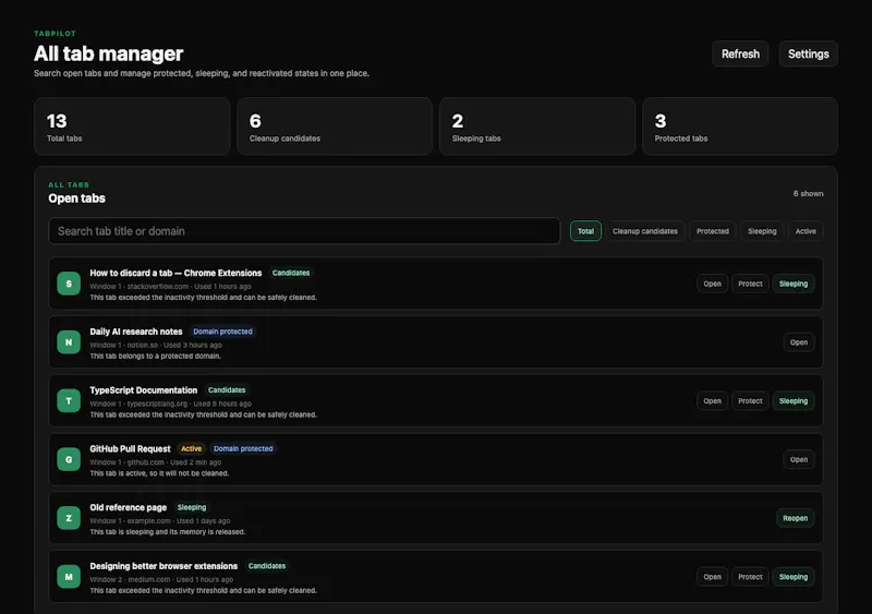 TabPilot screenshot 5