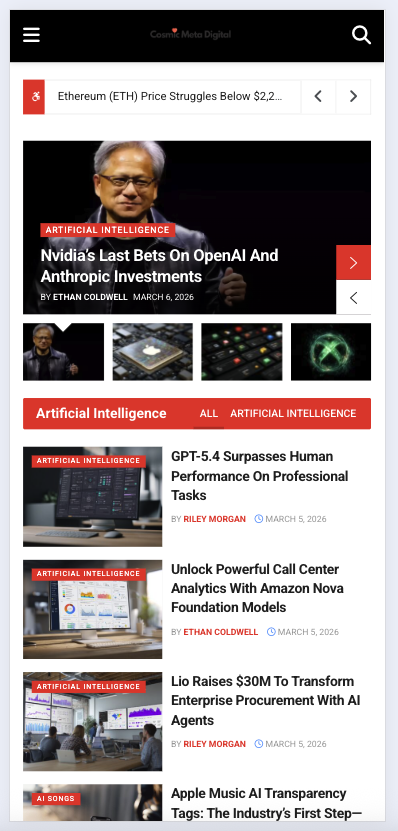 CosmicMeta.ai - Screenshot 3 showing product features and functionality