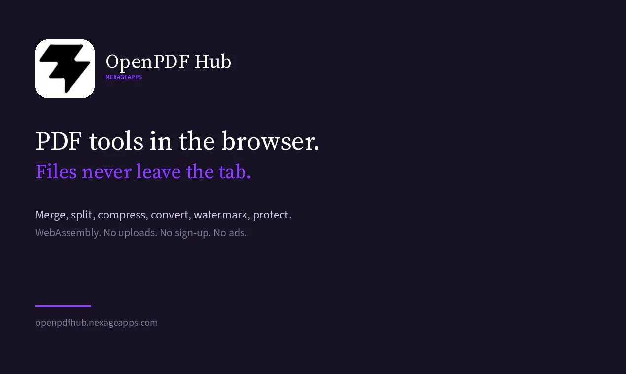 OpenPDF Hub screenshot