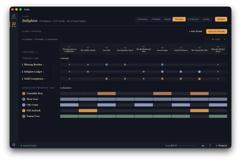 Folio V1 screenshot 2