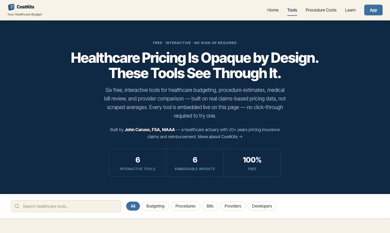 CostKits screenshot 1