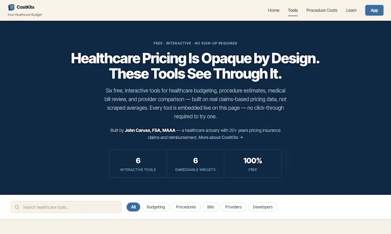 CostKits screenshot 1