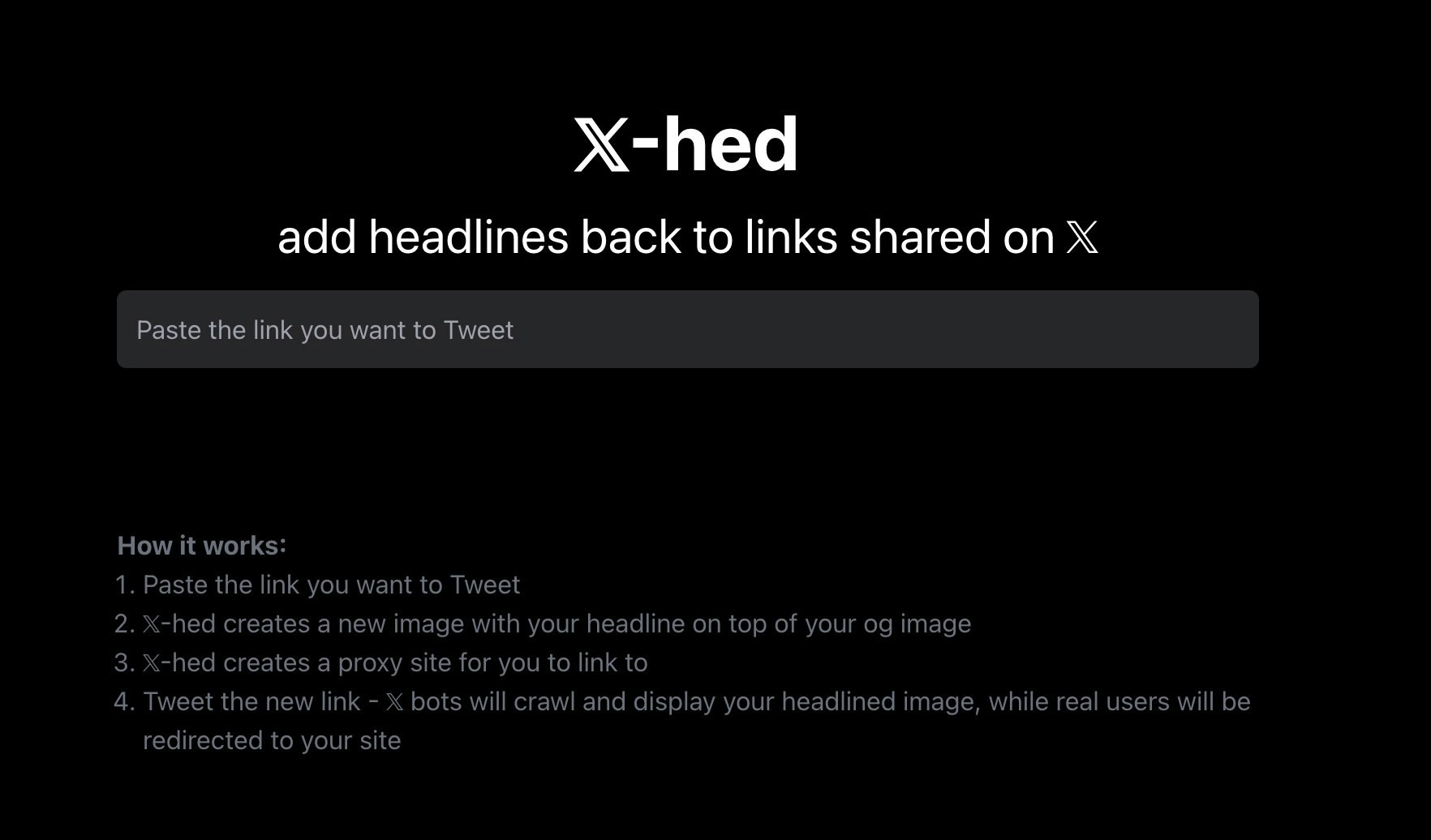 startuptile x-hed-put headlines on your X links