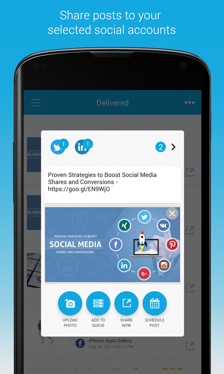 SocialPilot Android App gallery image