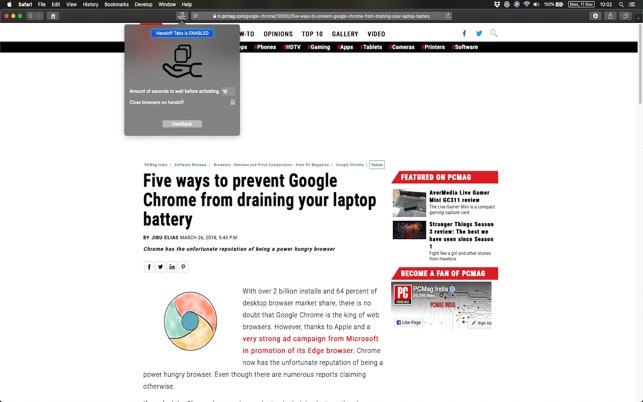 Handoff Tabs gallery image