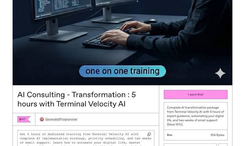 AI Consulting Transformation screenshot 3