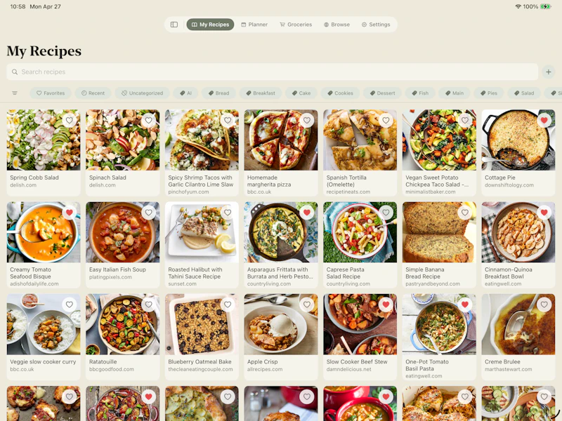 Forkcast - Premium Recipe Manager screenshot 4