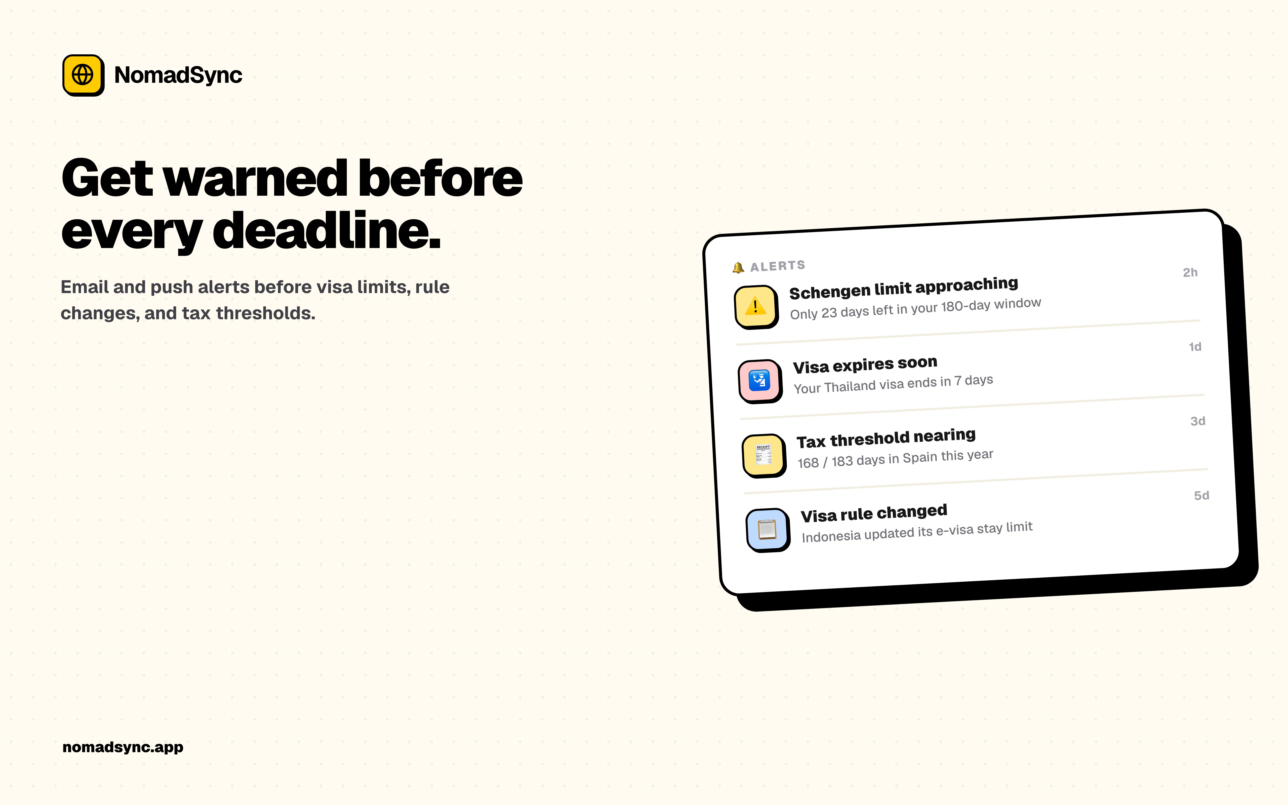 NomadSync screenshot