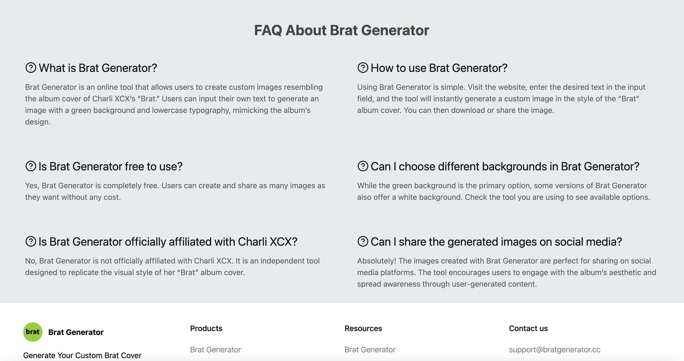 Brat Generator gallery image