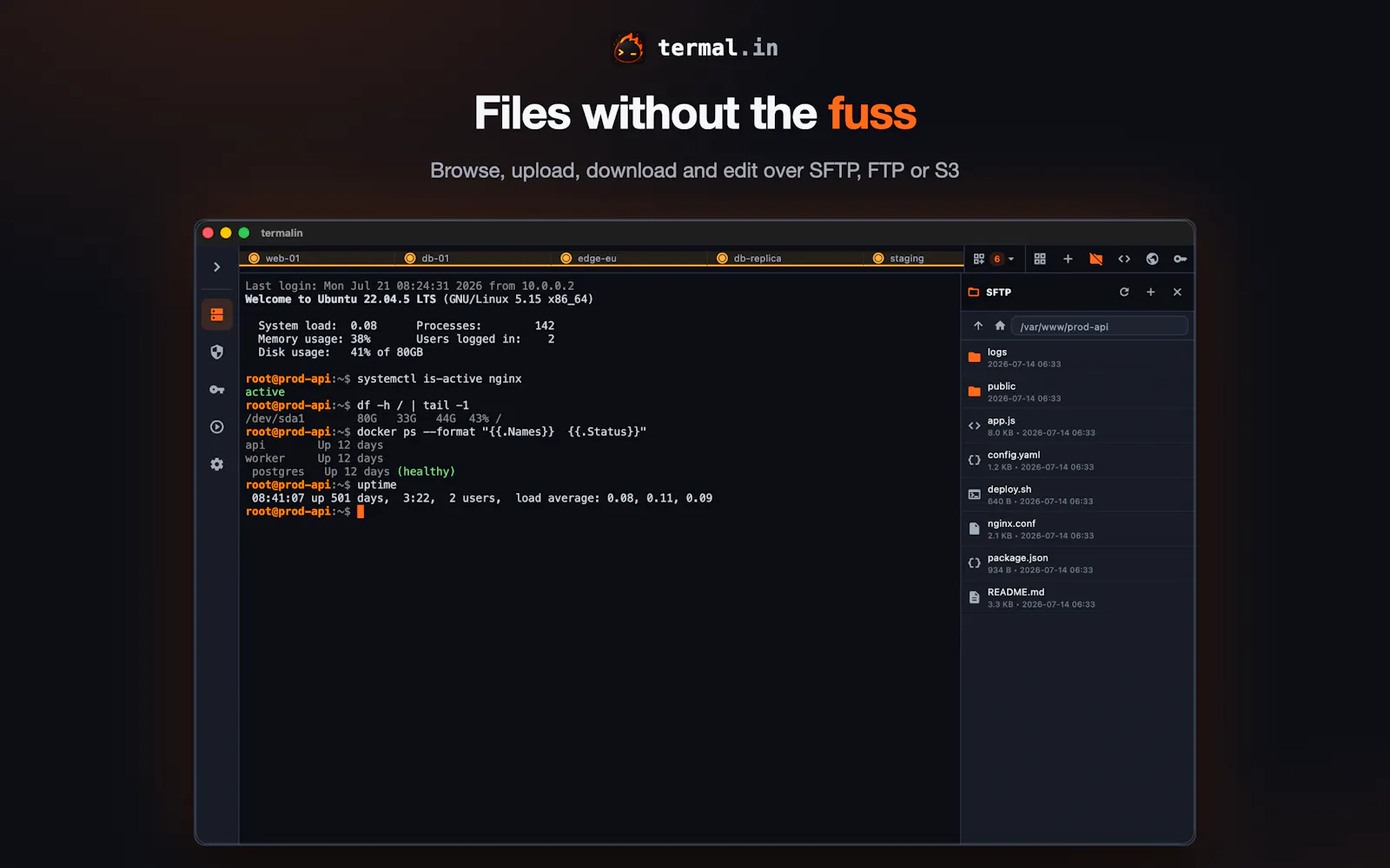 Termalin screenshot 5