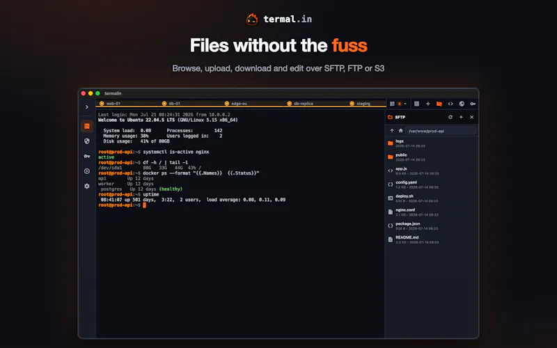 Termalin screenshot 5