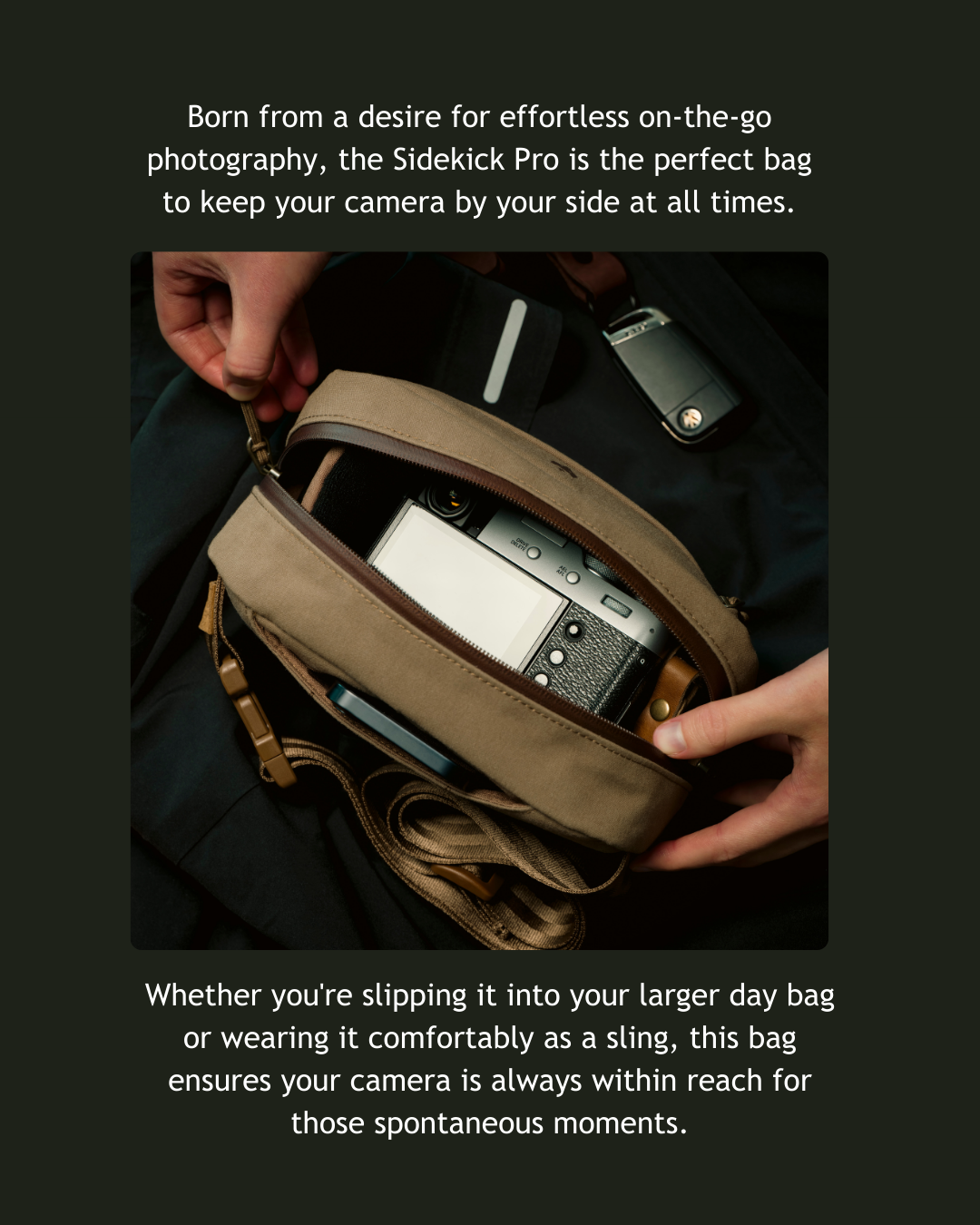 Sidekick Pro por suministro inteligente - Nunca te pierdas un momento, tu cámara, siempre al alcance media 3