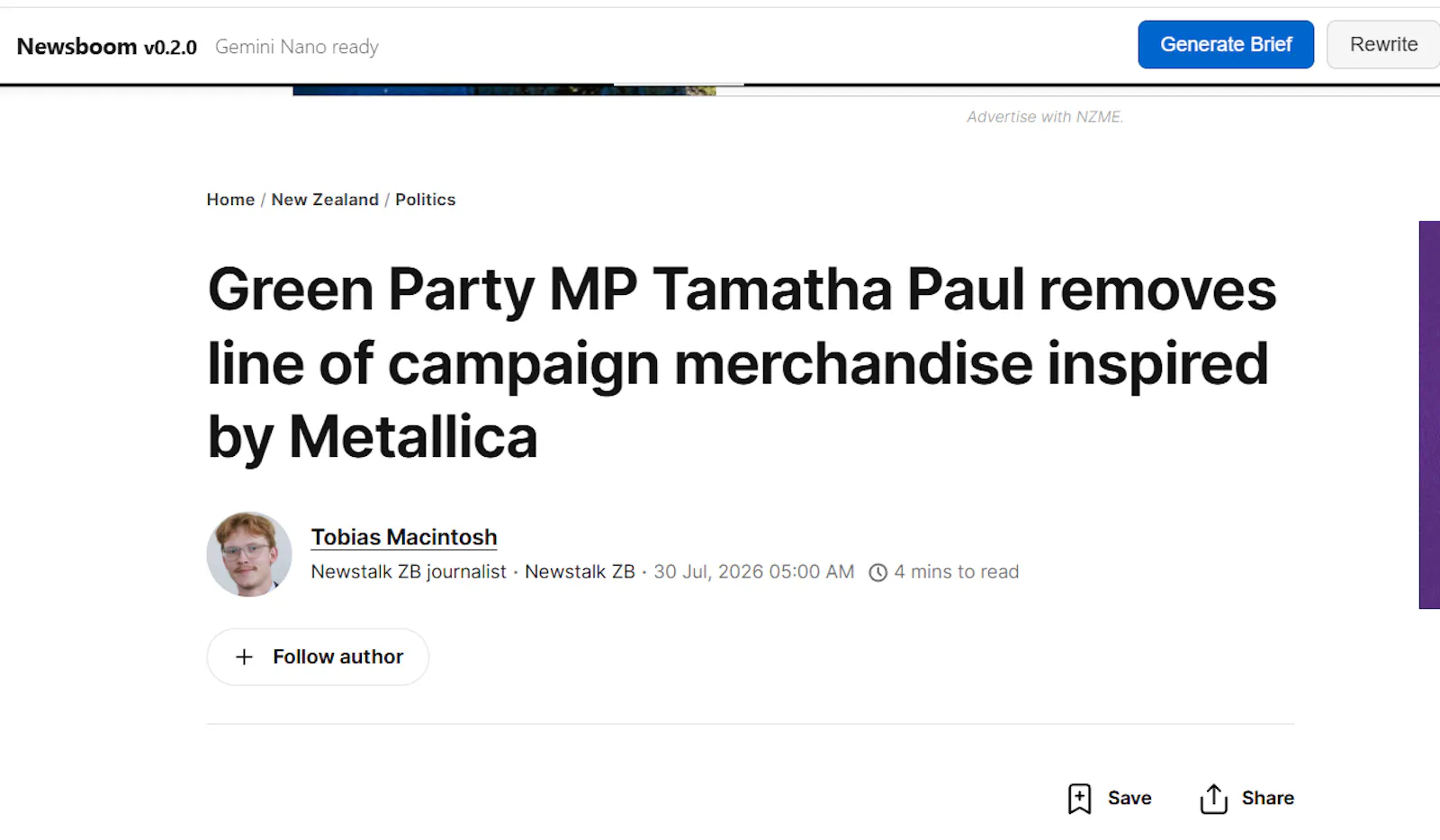 Newsboom screenshot 2