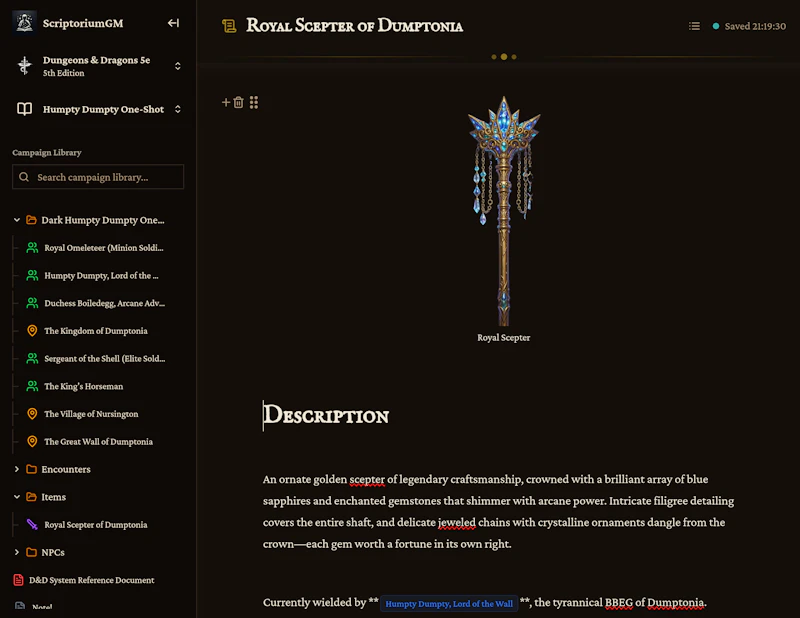 ScriptoriumGM screenshot 4