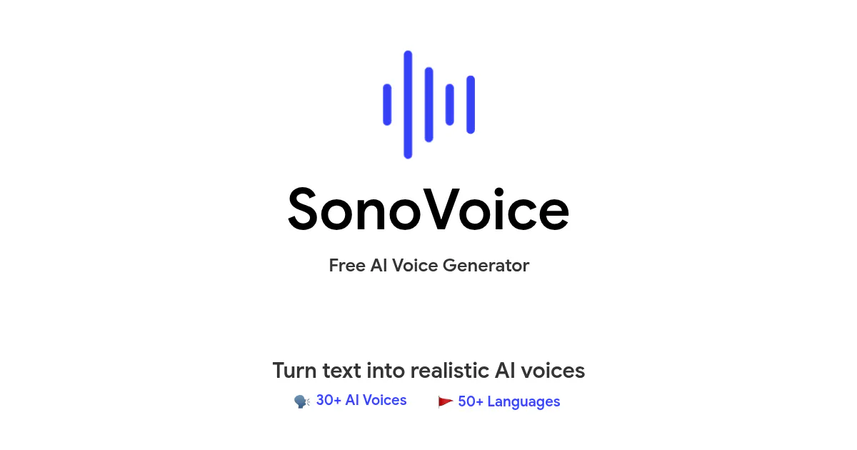 SonoVoice gallery image