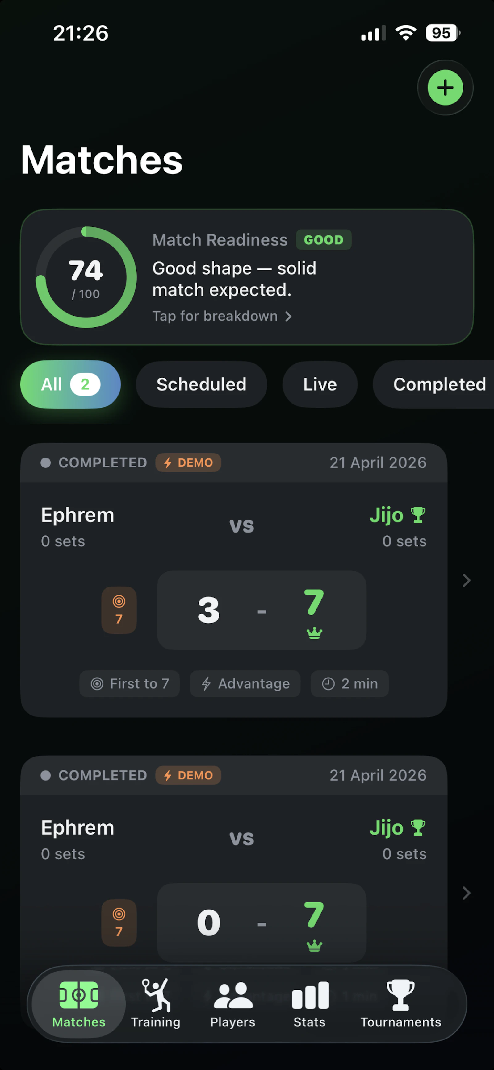 CourtsidePlay screenshot 1