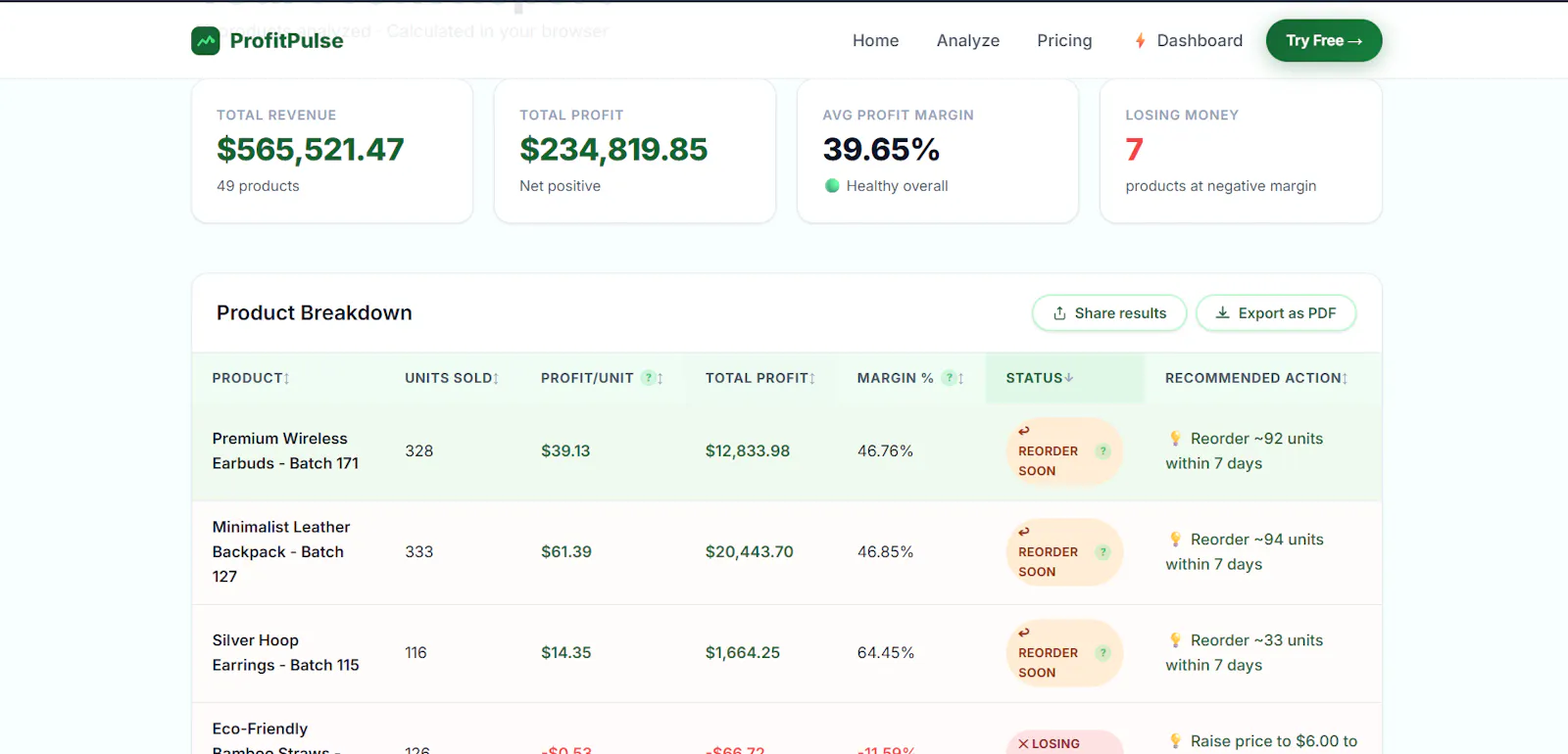 GetProfitPulse screenshot 4