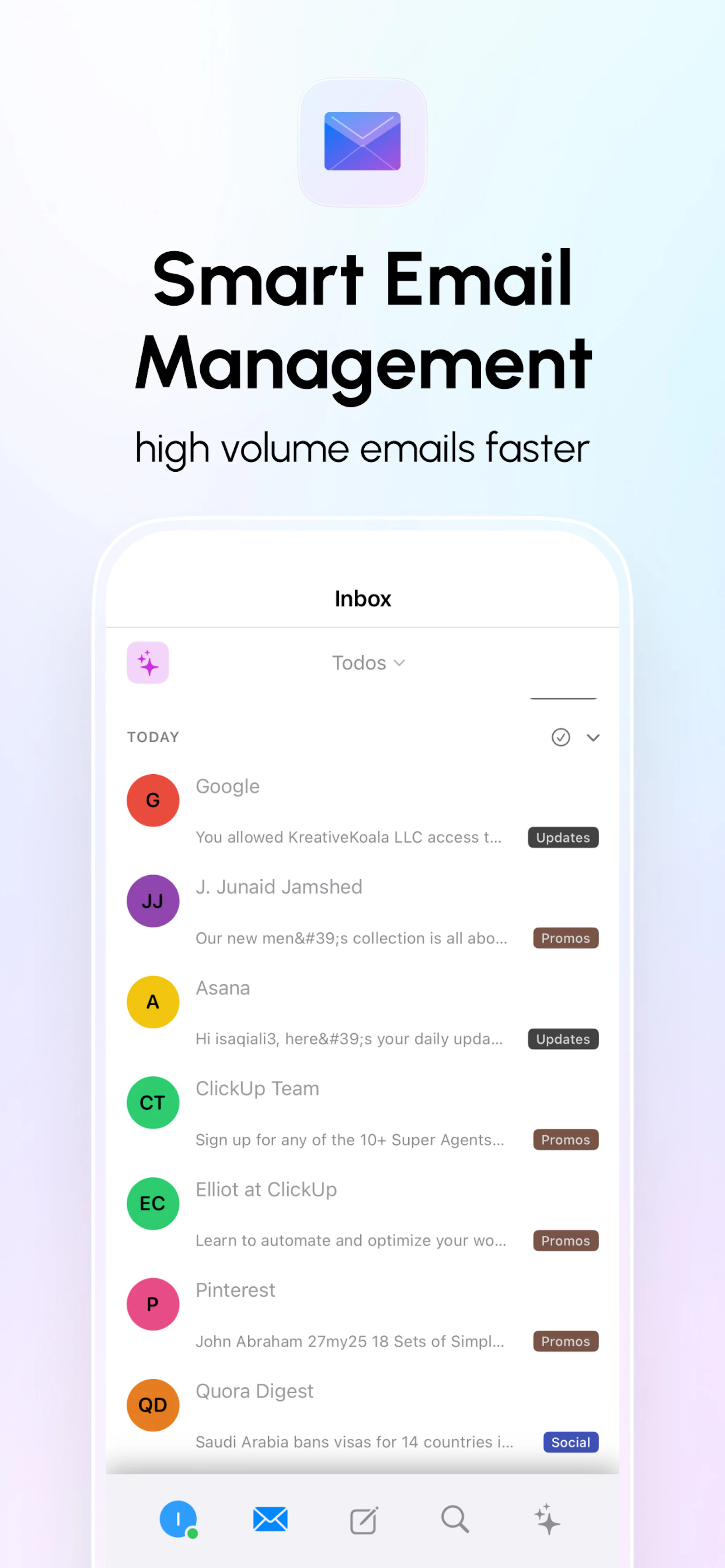 TidyMail screenshot 1