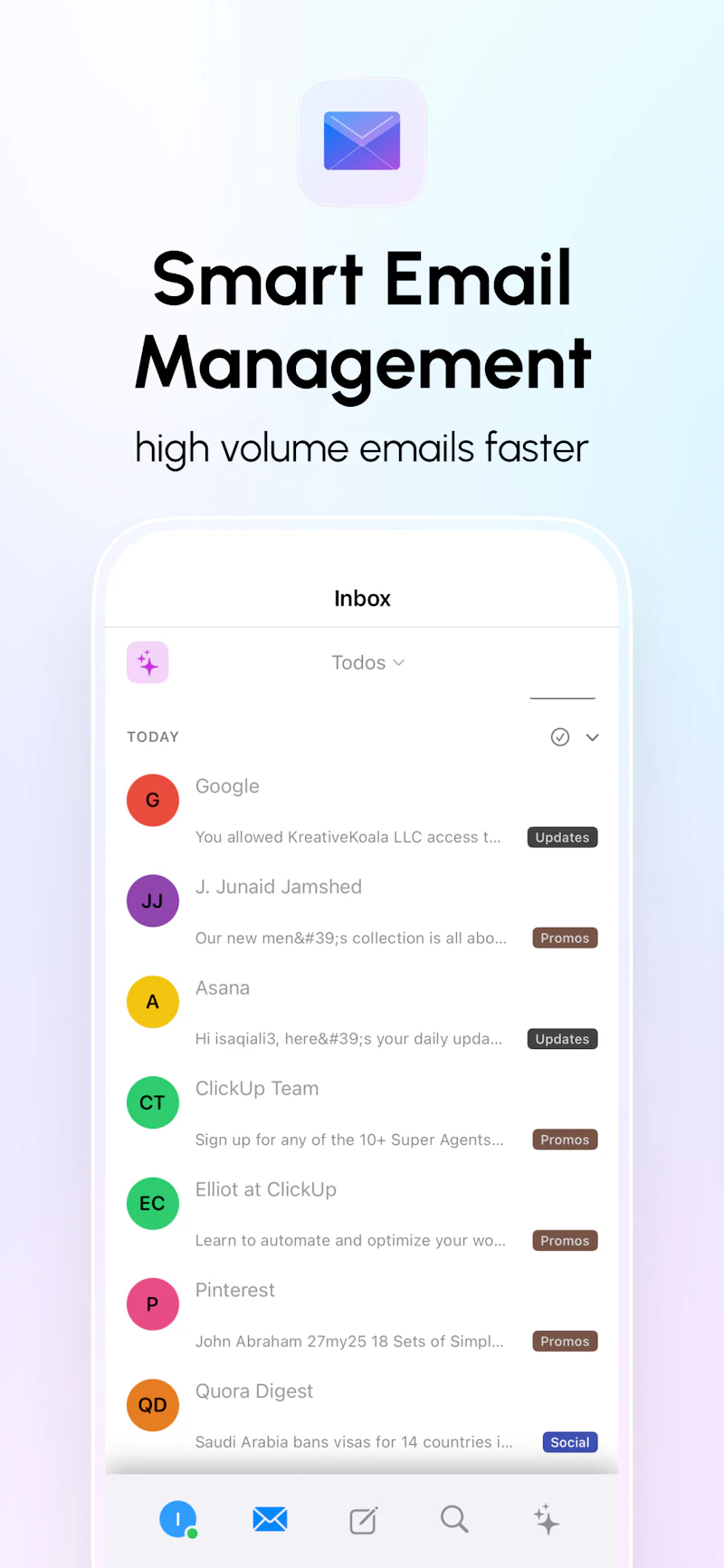 TidyMail screenshot 1