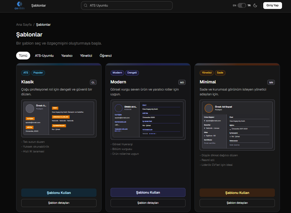 CVvitrin gallery image