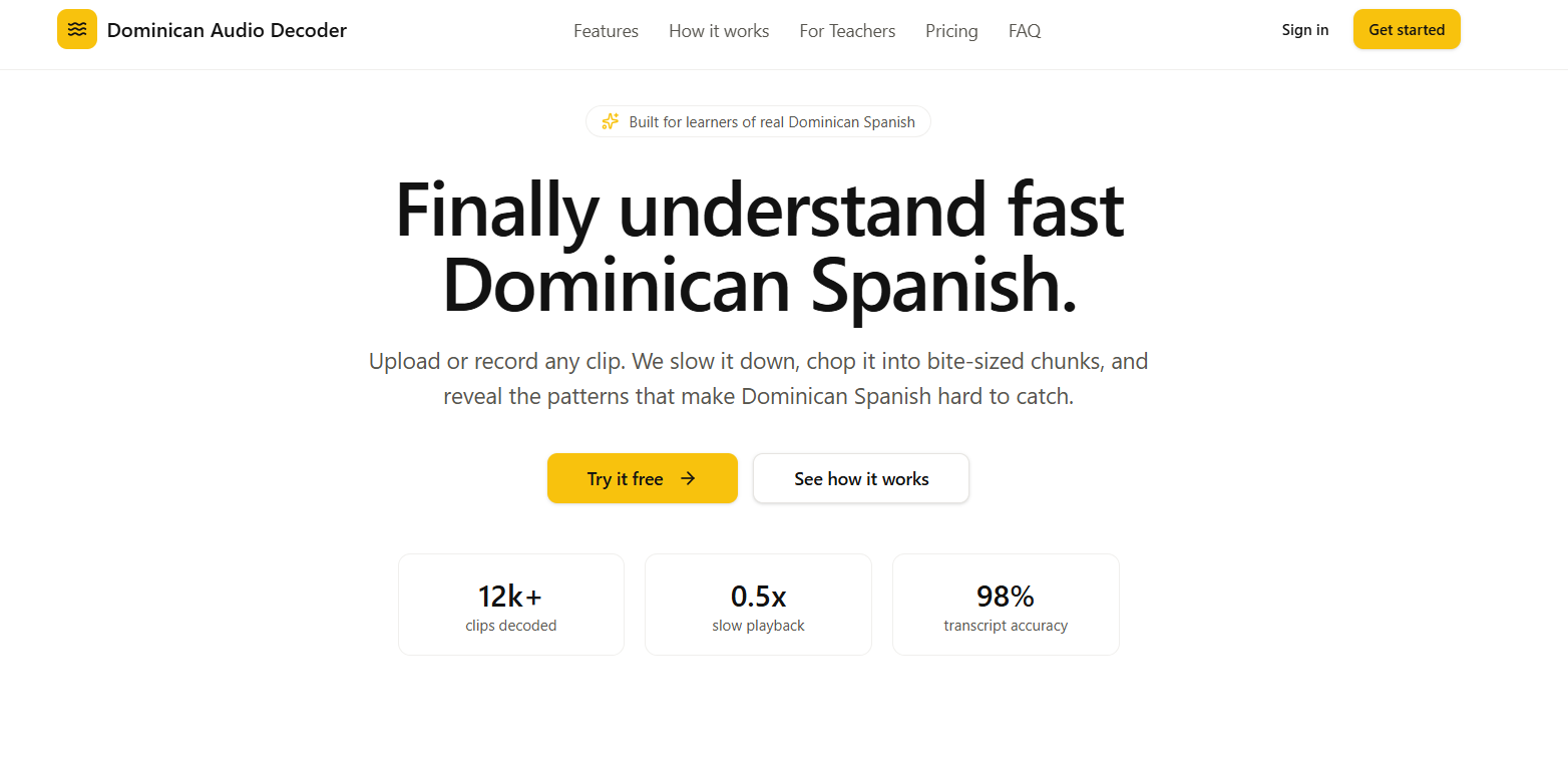 Dominican Audio Decoder  gallery image