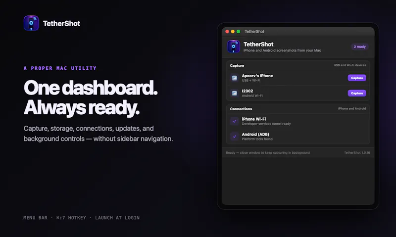 TetherShot screenshot 2