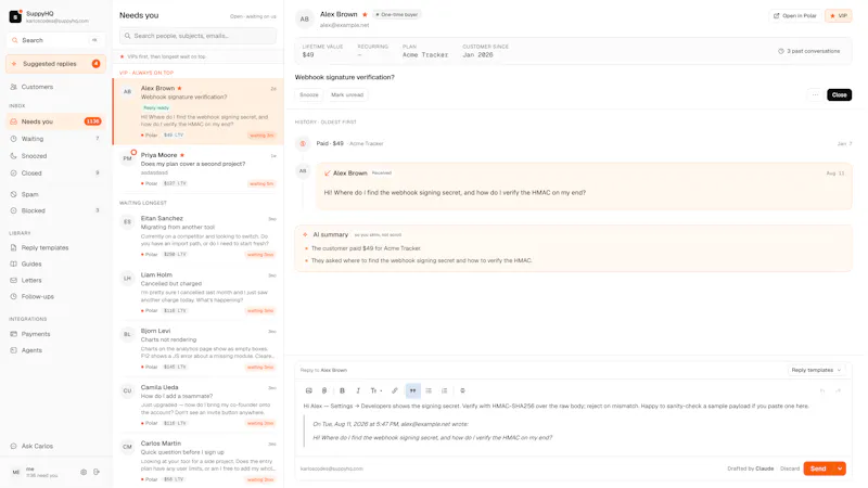 SuppyHQ screenshot 3