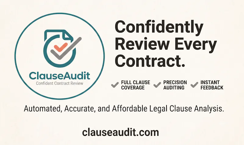 ClauseAudit screenshot 1