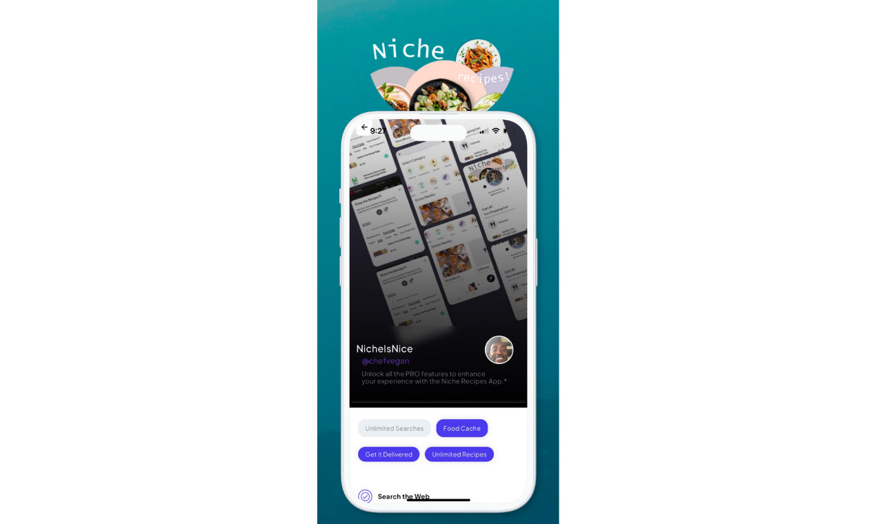 Recetas de nicho: recetas de Web que puedes comprar! - Ingredientes entregados, alertas de vencimiento de alimentos, recetas ilimitadas media 8