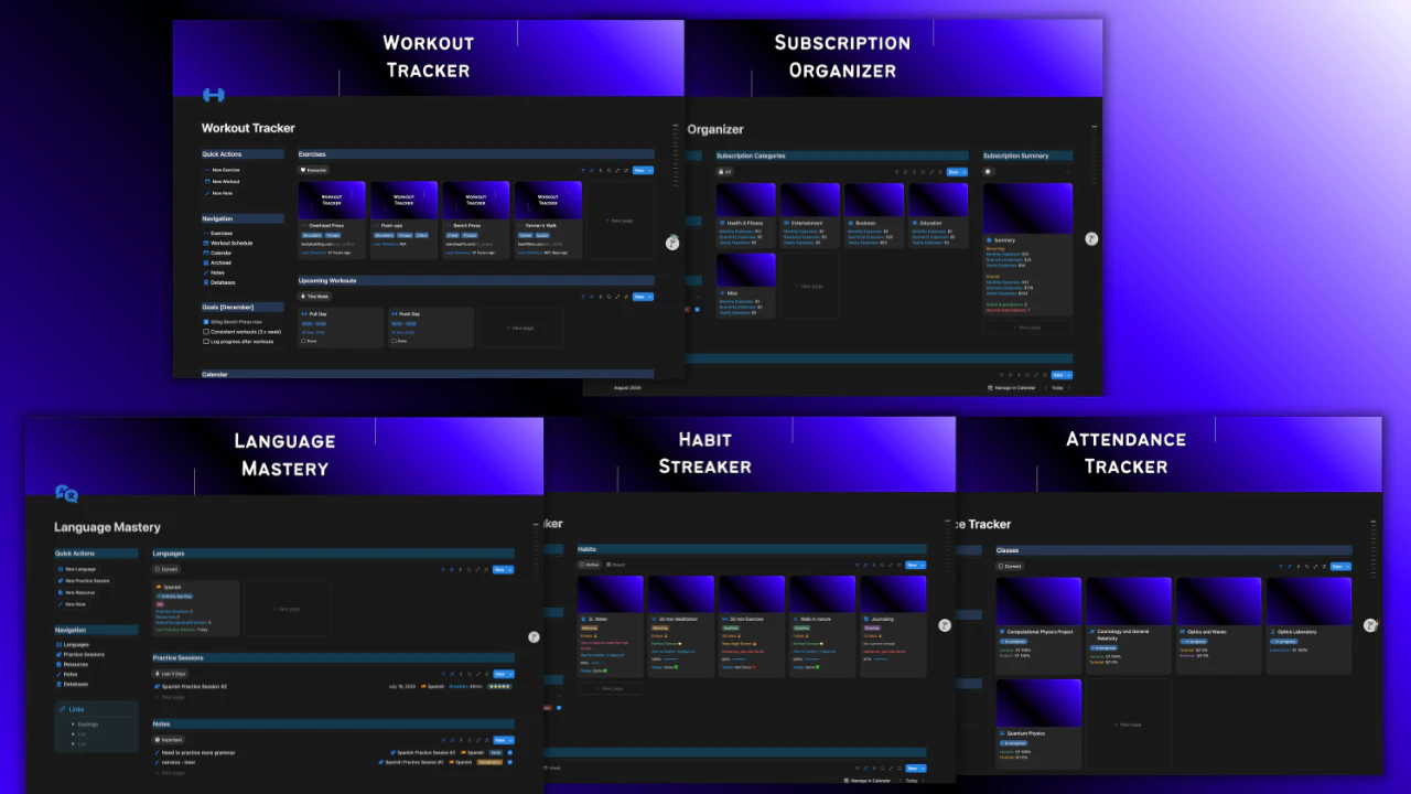 Starter Bundle for Notion screenshot 3