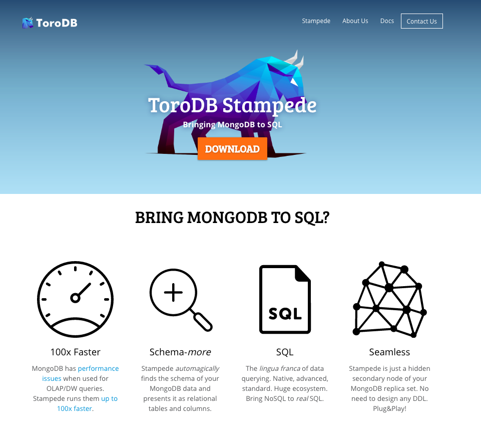 ToroDB Stampede gallery image