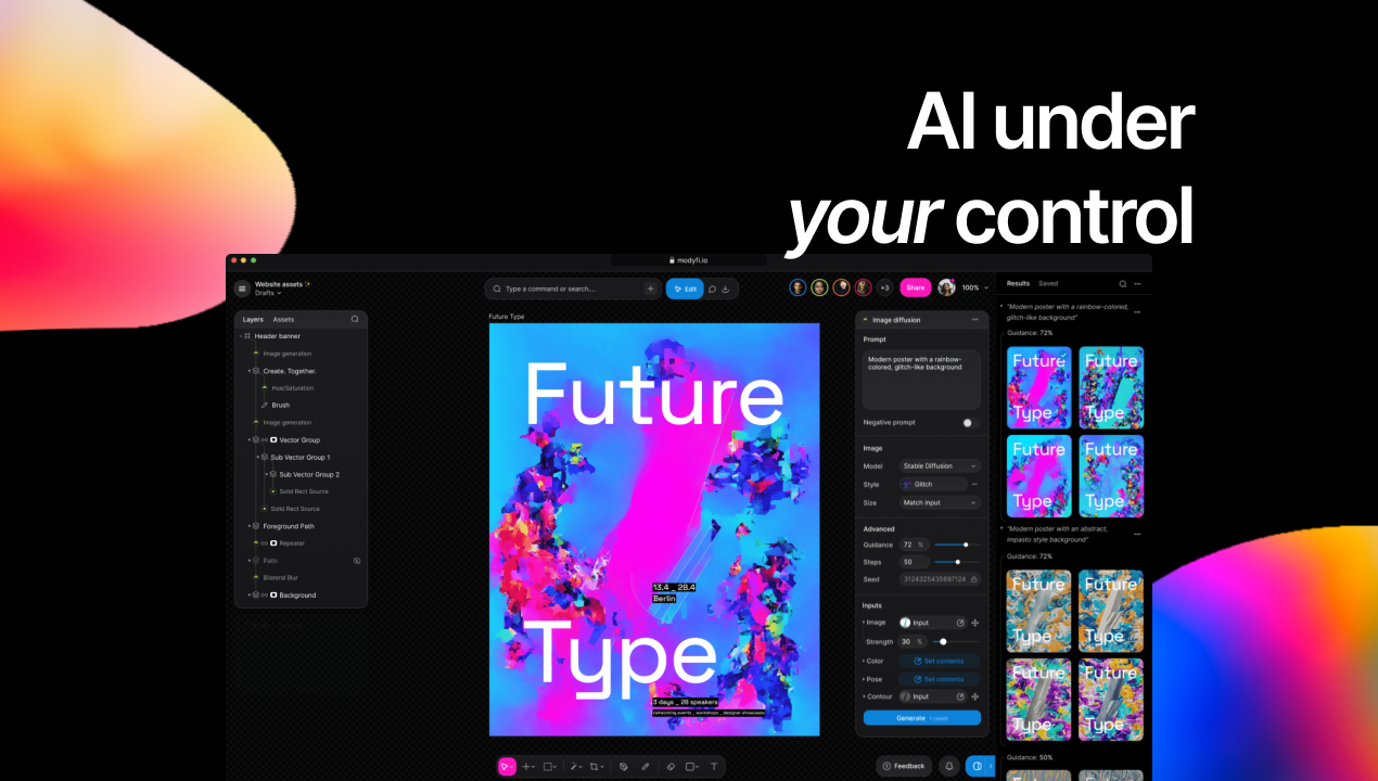 Modyfi - Совместная платформа для создания дизайна и изображений. медиа 6