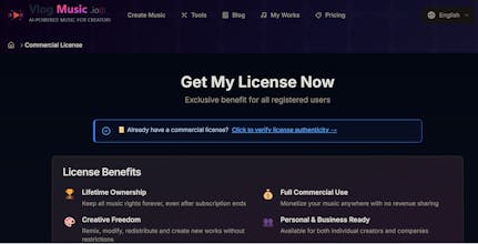 VlogMusic.io - AI Music Generator gallery image
